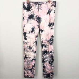 COMMON GENES | Pink & Black Tie Dye Slim Leg Jeans Women’s Size 8